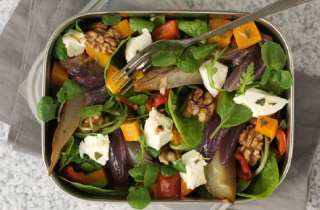 Roasted vegetable salad with goats cheese   Tesco Real Food 