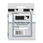   Flexible Nylon Industrial Label Tape Cassette, 1/2in x 11 1/2ft, White