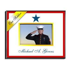  Personalized Blue Star Military Family Frame: Everything 