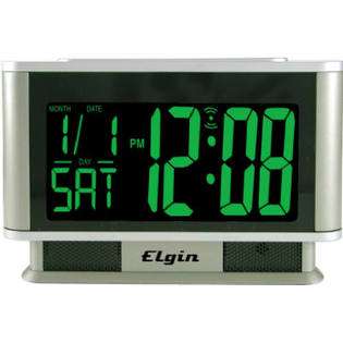Geneva/Advance Clock C Silver Lcd Alarm Clock   1.9 