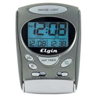GENEVA/ADVANCE CLOCK CO Elgin 3400E LCD Alarm Clock 