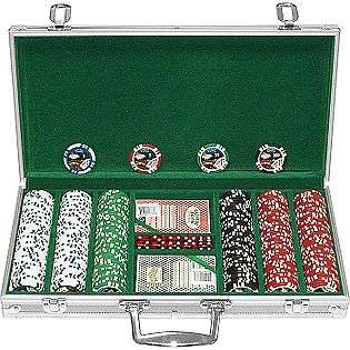 1000 Casino Las Vegas 12g Coin Inlay Chips w/ Aluminum Case  Trademark 