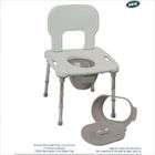 pail lid optional arms urine splash cap attach quickly seat height