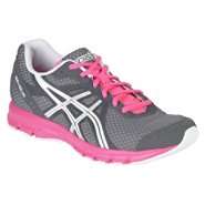 Asics Womens Athletic Shoe Rush 33   Gray 