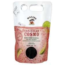 Malibu Caribbean Cosmo Pouch 12.5% 1L   Groceries   Tesco Groceries