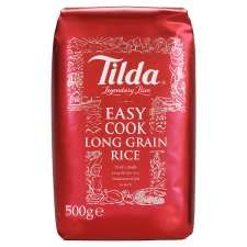 Tilda Easy Cook Long Grain Rice 500G   Groceries   Tesco Groceries