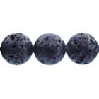 AMG  Beads Gemstones Beads   Black Lava  Ball Plain   24mm Diameter 