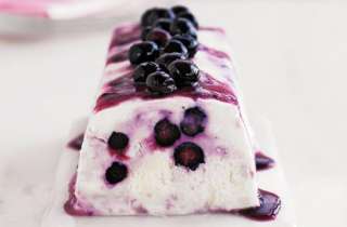 Home  Recipes  Organic blueberry ripple yogurt ice cream recipe