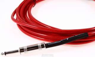 Fender Accessories 18 Guitar Cables   Candy Apple Red  