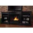 real flame fresno ventless gel fireplace in black 29hx72wx19d