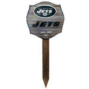  New York Jets Home Garden Lawn Wood Stake Sign Automotive