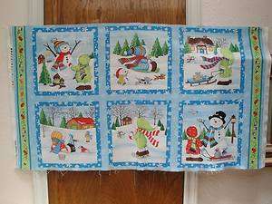 SNOW BABIES FABRIC PANEL BY SOUTH SEAS IMPORTS CUTE  
