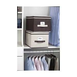  Stackable Storage Box (Set of 2   Large): Home & Kitchen