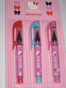 Hello Kitty 3pc Gel Pens Stocking Stuffer * Gift * Party Favor * #2 