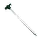 Stansport Tent Stakes Steel with Plastic T Stopper, 10