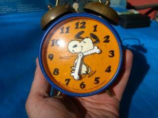   1950s 60s Snoopy Wind up Alarm Clock West Germany Made  