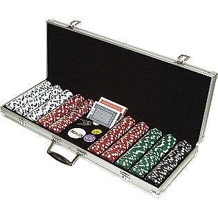 500 Dice Style 11.5g Poker Chip Set   Retail Ready  Trademark Fitness 