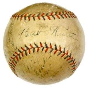  Babe Ruth Signed Baseball   1931 Team Jsa   Autographed 