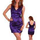 DDI Juniors Purple Silk Party Dress(Pack of 6)