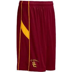  Nike USC Trojans Cardinal Practice Basketball Shorts 