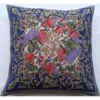  Belgium Woven Floral Decorative Pillow