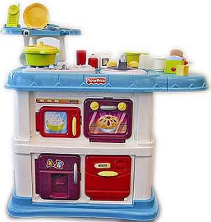 Fisher Price Grow with Me Cook and Care Kitchen   Teal   Fisher Price 