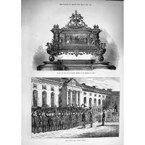  1874 Casket London Emperor Russia King Charles Hospital 