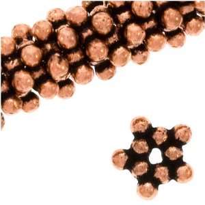  Bali Style Antiqued Copper Granulated Star Beads Spacers 