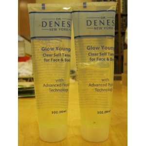 Dr. Denese   Glow Younger Clear Self Tanner For Face & Body   3 Oz 