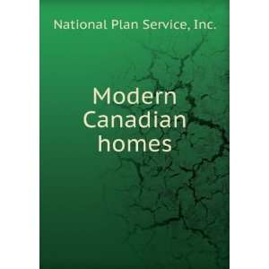  Modern Canadian homes Inc. National Plan Service Books