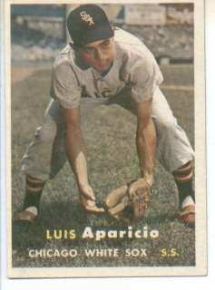 1957 Topps Luis Aparicio White Sox EX MINT # 7  