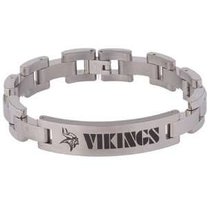 Team Titanium Minnesota Vikings Womens Titanium Bracelet  