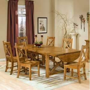  Mill Creek Rectangular Trestle Dining Table by Intercon 