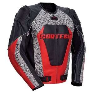  Tourmaster Cortech Python Mens Leather Motorcycle Jacket 