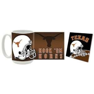  Texas Mug & Coaster Gift Box Combo Texas Longhorns 