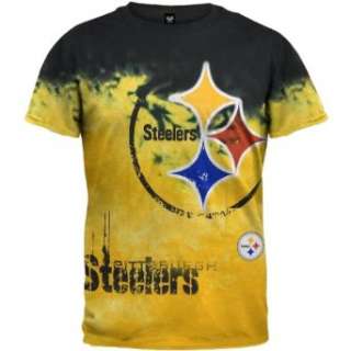  Pittsburgh Steelers   Fade Tie Dye T Shirt Clothing