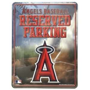    Los Angeles Angels Of Anaheim Metal Parking Sign