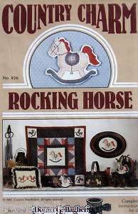 Country Charm Rocking Horse pattern applique quilt  