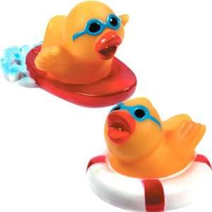  Mini Rubber Duckies Water Sports Pair: Toys & Games