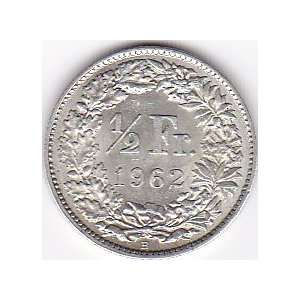   Switzerland 1/2 Franc Coin   Silver Content 83,5%: Everything Else