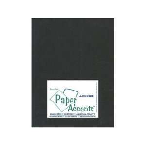  Paper Accents Cardstock 8.5x11 Columns Black  80lb 25 Pack 