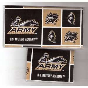  Checkbook Cover Debit Set Made with Army Black Knights 