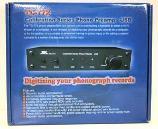 Technolink TC 772 RIAA MM Phono Preamp with AUX Input and USB 
