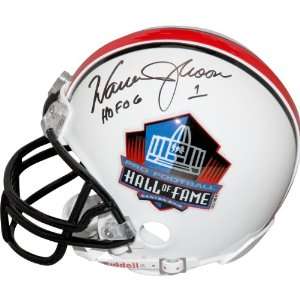  Pro Football Hall of Fame Warren Moon Signed Mini Helmet  Class 