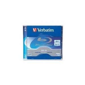  Verbatim 95357 BOARD  R BLU RAY 25 GB 2 X BRANDED 1PK 