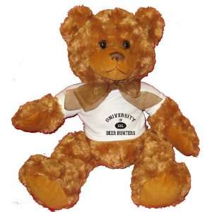   OF XXL DEER HUNTERS Plush Teddy Bear with WHITE T Shirt Toys & Games
