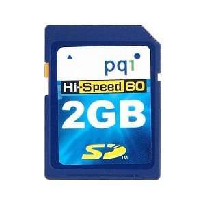  pqi 2GB Hi Speed 60X Secure Digital Memory Card 
