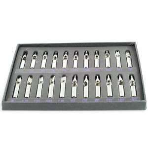  Set 22 Stainless Steel Tattoo Tips Kit for Grip Machine 