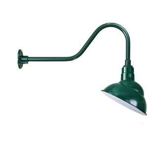 ANP Lighting 12 Emblem Shade with E6 Arm in Forest Green  