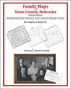 Family Maps Sioux County Nebraska Genealogy NE Plat  